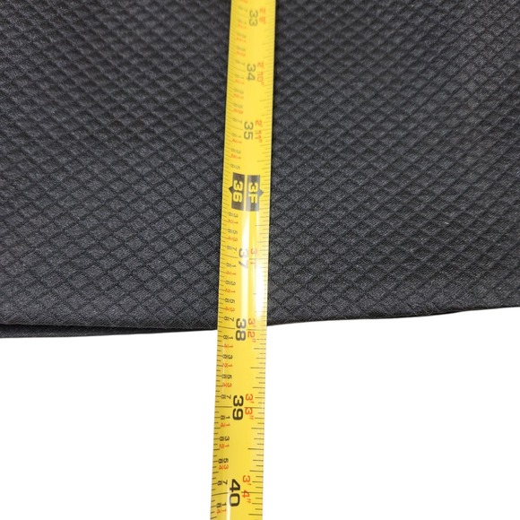 Leon Max Size M Limited Edition Circle Cloqué Jacquard Topper Coat Black Texture - Picture 15 of 15